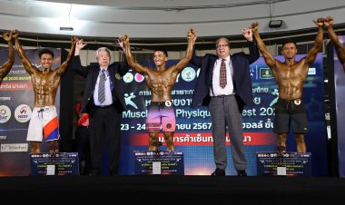 "กิตติพันธ์-ศศิวิมล"ผงาดคว้าแชมป์ฟิตเนส"หนุ่มกายงาม สาวกล้ามสวย"