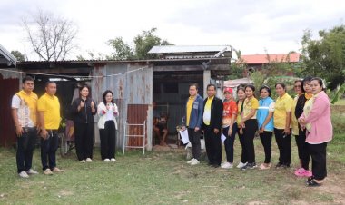 อบจ.ศรีสะเกษ ลงพื้นที่ประเมินสภาพแวดล้อมที่อยู่อาศัย ประจำปีงบประมาณ 2568