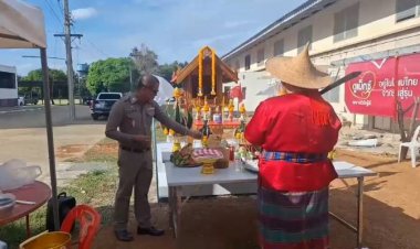 ตำรวจสภ.ห้วยคตตั้งศาลาเจ้าพ่อหลังใหม่หลังเจอวิญญาณแปลกบ่อยครั้ง