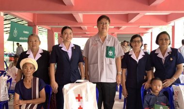 ปจ.ตาก  ออกปฏิบัติงานและตรวจเยี่ยมหน่วยแพทย์เคลื่อนที่ พอ.สว. บ้านแม่ตื่น