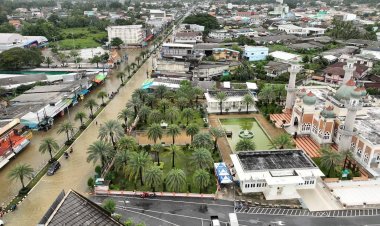 เปิดภาพมุมสูง!เมืองปัตตานีจมบาดาลรุนแรงสุดในรอบ 16 ปี