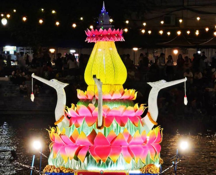 ลอยกระทงริมน้ำกุดป่อง เมืองเลย สืบสานประเพณีไทยท้องถิ่นอีสาน