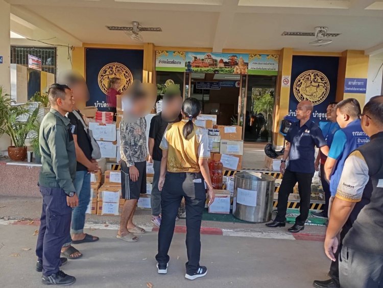 ศรีสะเกษลุยกวาดล้างจับกุม "ร้านบังท๊อป"ลอบขายน้ำท่อม กัญชา บุหรี่ไฟฟ้า เย้ยกฎหมาย