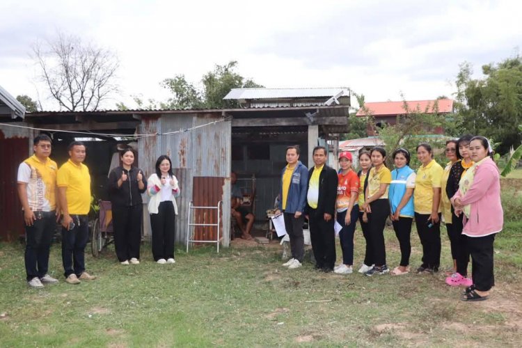 อบจ.ศรีสะเกษ ลงพื้นที่ประเมินสภาพแวดล้อมที่อยู่อาศัย ประจำปีงบประมาณ 2568