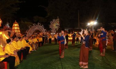 ประเพณีฮีตสิบสองเฉลิมฉลองวันสถาปนาอำนาจเจริญครบรอบ 31 ปี