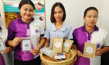 รพ.สต.หอไกรเมืองชาละวันคิดค้นนวัตกรรมแผ่นเจลสมุนไพรแปะแก้ปวด