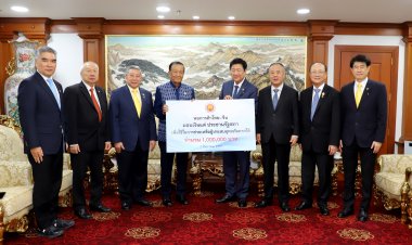 หอการค้าไทย-จีน มอบเงินบริจาคผ่านประธานรัฐสภาช่วยเหลือผู้ประสบภัยน้ำท่วมในภาคใต้