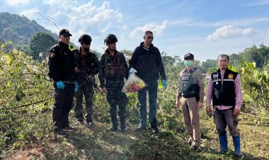 "ผู้การติ๊บ" นำทหาร ราชมนู ตรวจยึดยาบ้ากว่า 1.7 หมื่นเม็ดชายแดนไทย-เมียนมา