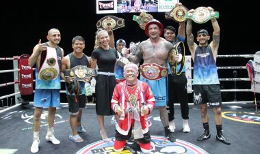 บู๊เดือด "อเลสซิโอ"  อัดใส่ "ณรงค์" ร่วงกองยก5 คว้าเข็มขัดแชมป์ WBOครองสำเร็จ