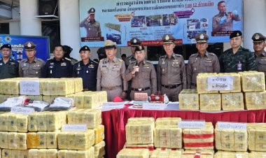 "รองเสา สิงห์แดง"แถลงผลจับกุมยาบ้าล็อตใหญ่ 12 ล้านเม็ด มูลค่า 720 ล้าน