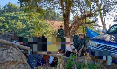 ทหาร ฉก.ราชมนู จับกุมแรงงาน ต่างด้าวลักลอบเข้าเมือง 16 คน พร้อมผู้นำพา