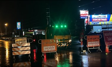 ชุมพรอ่วมถนนเอเชียสายหลักสู่ภาคใต้ฝั่งอ่าวไทยยังถูกตัดขาด