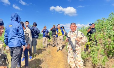 ฝ่ายปกครองท่าสองยางสนธิกำลัง ไล่ล่า จับกุมแก๊งอาชญากรรม