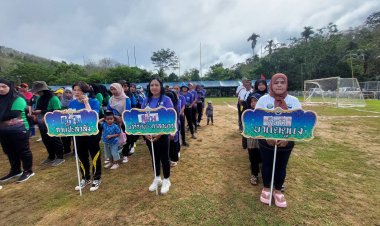 ยะลาจัดใหญ่กีฬาสัมพันธ์ตำบลธารน้ำทิพย์ต้านภัยยาเสพติด