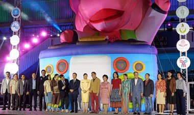 เปิด 9 แลนด์มาร์ค  “หมูเด้งบุกกรุง” ปรากฎการณ์ แสง สี เสียงปลายปี