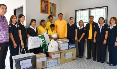 ชลบุรีมอบบ้านกาชาดรวมใจเฉลิมพระเกียรติในหลวงให้กับผู้ด้อยโอกาสในพื้นที่ อ.บ้านบึง 5 ราย