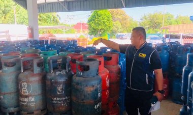 บุกตรวจค้นโรงบรรจุก๊าซหุงต้มปลอม 8 จุด ทั่วประเทศ ยึดของกลางเพียบ
