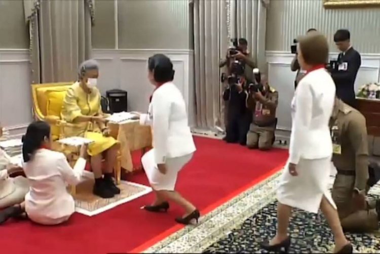 ผู้ว่าฯกระบี่พร้อมนายกเหล่ากาชาดเข้าเฝ้าฯ "กรมสมเด็จพระเทพ ฯ "