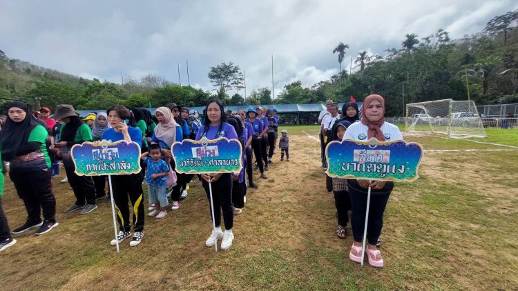 ยะลาจัดใหญ่กีฬาสัมพันธ์ตำบลธารน้ำทิพย์ต้านภัยยาเสพติด