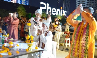 พิธีบวงสรวงองค์พระพิฆเนศ ปางเหรัมภะ คณปติ  เสริมสิริมงคลต้อนรับปีใหม่