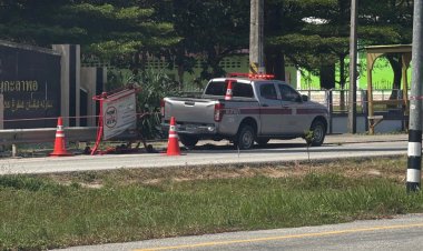 คนร้ายกดบึ้มสนั่นหน้าโรงเรียนสายบุรีหวังสังหารตำรวจเจ็บ 6 นาย