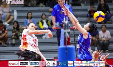 สาวแก่นนครตบศรีสะเกษยับศึกลูกยางไทยแลนด์ลีก