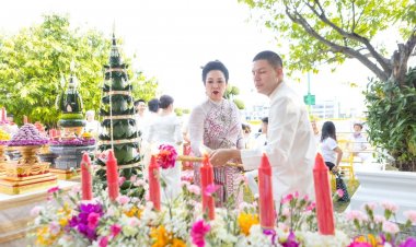 อ.เอ็ม ฌาณเทพ ประกอบพิธีบวงสรวงพระเจ้าตากวันคล้ายวันปราบดาภิเษก ครบ 257 ปี