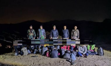 แรงงานเถื่อนทะลักไม่หยุด! ทหารฉก.ราชมนูสกัดจับ 10 ผู้ต้องหา