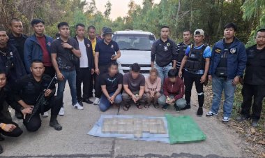 กองกำลังสุรนารีรวบแก๊งลักลอบขนยาบ้านยึดของกลาง 4 แสนเม็ด