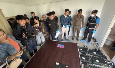 ตำรวจภาค1 บุกยึดซิมบ็อกซ์ห้องพักย่านนาคนิวาส หลังพบใช้โทรหลอกเหยื่อกว่า 7 หมื่น