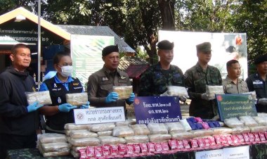 ยึดยาบ้าเกือบล้านเม็ด-HAPPY WATER แบบคอลลาเจนริมฝั่งแม่น้ำโขง