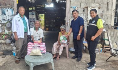 อบต.ไทรเดี่ยว มอบสิ่งของให้ผู้ป่วยติดเตียง ผู้สูงอายุ และผู้ยากไร้
