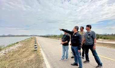กรมชลฯ ลุยแผนรับมือฤดูแล้ง-น้ำหลาก ปี 68 ขุดลอกอ่างฯ ห้วยแม่ประจันต์ เพิ่มความจุเก็บกักน้ำ