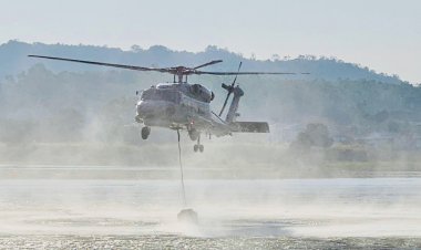 ไฟป่าเขากระทิงขยายวงกว้าง ทร.ส่งฮ.ดับเพลิงสกัดลามบ้านคนจุดใกล้เกิดเหตุ