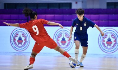 ฟุตซอลหญิงไทย อัดบาร์เรน3-1 เก็บเก้าแต้ม คว้าแชมป์กลุ่ม ลิ่วเข้ารอบ