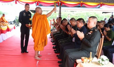 “วันสถาปนาหน่วย กรมทหารพรานที่ 45 ครบรอบ 41 ปี“บำเพ็ญกุศลให้กับกำลังพลที่เสียชีวิต