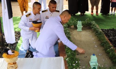 พระราชทานดินฝังศพ " พ.ต.ท. สุวิทย์-ด.ต.โดม ช่วยเทวฤทธิ์"สองพ่อลูกเหยื่อบึ้มศรีสาคร