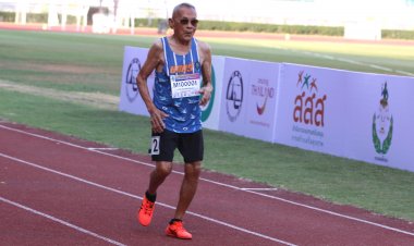 อายุแค่ตัวเลข "คุณตาสว่าง" อายุ 10 5ปี ทีมเมืองชล คว้าทองไทยแลนด์โอเพ่นฯ