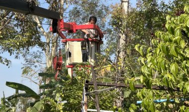 “นายกเจิน”เร่งแก้ไข ไฟฟ้าส่องสว่าง ส่งจนท.ฝ่ายช่างไฟฟ้า ซ่อมติดตั้งหลอดไฟ ในหมู่บ้านแม่สอดวิลเลจ