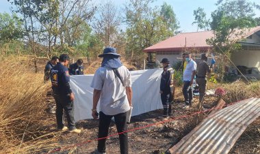 หนุ่มใหญ่ถูกตีดับปริศนาคาบ้านเพื่อนสภาพขุดหลุมเตรียมฝัง ปูนขาวโรยทั่วศพ