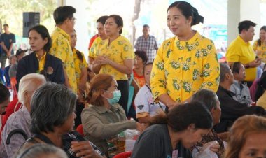 โครงการหน่วยบริการเคลื่อนที่ บำบัดทุกข์ บำรุงสุข สร้างรอยยิ้มให้ชาวปราจีนบุรี