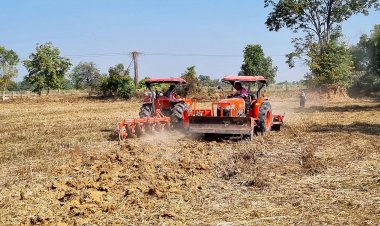 เร่งแก้ฝุ่นพิษ ห้ามเผาตอซัง ชูไถกลบช่วยฟื้นฟูปรับปรุงบำรุงดิน