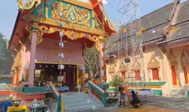 ตำรวจเร่งล่าคนร้ายลักเงินตู้บริจาควัดหนีหลบซ่อนบนเขา