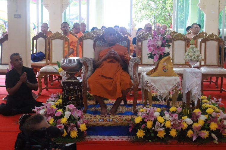 คณะศิษยานุศิษย์ จัดพิธีฉลองอายุวัฒนมงคล พระธรรมวัชรจริยาจารย์