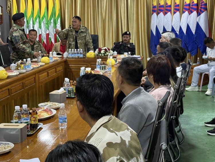 กลุ่มผู้นำ กกล.BGF- DKBA-ผู้ประกอบธุรกิจชาวจีน เพื่อแก้ไขปัญหาอาชญากรรมข้ามชาติที่เมียวดี