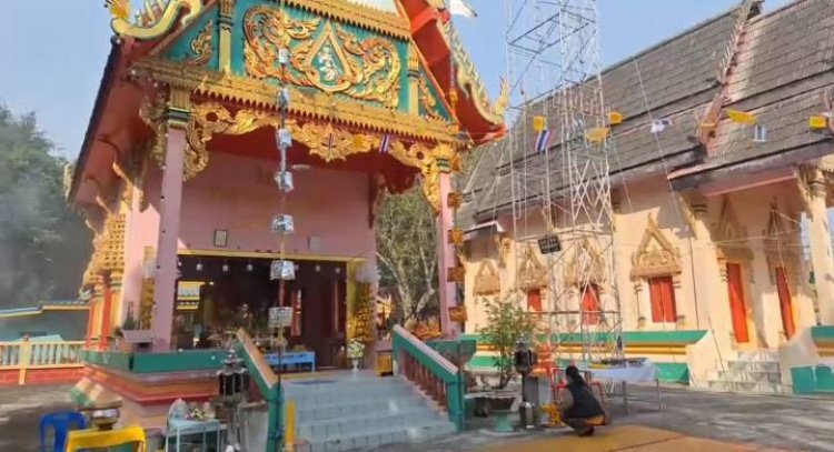 ตำรวจเร่งล่าคนร้ายลักเงินตู้บริจาควัดหนีหลบซ่อนบนเขา