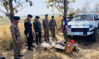 “ผู้การติ๊บ”สนธิกำลังสกัดจับขบวนลอบขนอุปกรณ์คอมพ์ป้อนแก๊งคอลฯข้ามชาติ