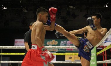 "จ๋ากล้า" ฟอร์มสวย น็อค" มัสแตง" ยกแรก "นำขบวน" พลิกชนะ "เทียนหลวง" ศึกมวยปูนเสือ