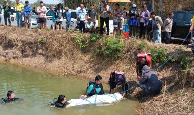 สลด!คุณตาวัย 77 ปี หน้ามืดตักน้ำลดผักจมน้ำเสียชีวิต