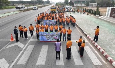 แขวงทางหลวงพิจิตร จัดกิจกรรม โครงการ ทางหลวงสดใส ไร้ขยะ ปลอดฝุ่น PM 2.5